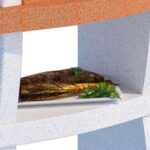 Barbacoa de obra de leña y carbón Linea VZ Modena