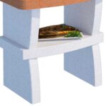 Barbacoa de obra de leña y carbón Linea VZ Modena