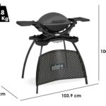 Barbacoa eléctrica con soporte - Weber Q1400