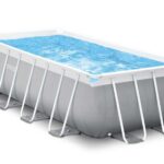 Intex Prisma Frame 26790NP - 400x200x122 cm - Piscina elevada + Bomba de filtro 45 W y Escalera