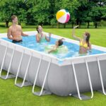 Intex Prisma Frame 26790NP - 400x200x122 cm - Piscina elevada + Bomba de filtro 45 W y Escalera
