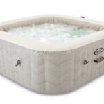 Piscina de hidromasaje spa Intex Cuadrada Chevron Deluxe 28472EX - Ø193x71 cm
