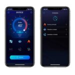 Piscina de hidromasaje spa Intex Cuadrada Chevron Deluxe 28472EX - Ø193x71 cm