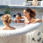 Piscina de hidromasaje spa Intex Cuadrada Chevron Deluxe 28472EX - Ø193x71 cm