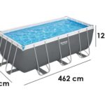 Piscina desmontable Bestway Power Steel 56456 - 412x201x122 cm