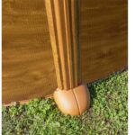 Piscina desmontable Gre Pacific ovalada de acero aspecto madera - 730 x 375 x 120 cm