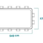 Piscina desmontable Intex Ultra XTR Frame 26356NP - 549x274x132 cm