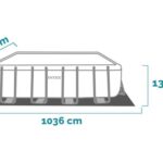 Piscina desmontable Intex Ultra XTR Frame 26374NP - 975x488x132 cm