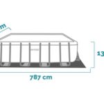 Piscina elevada Intex Ultra XTR Frame 26364NP - 732x366x132 cm