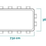 Piscina elevada Intex Ultra XTR Frame 26364NP - 732x366x132 cm
