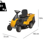 Stiga COMBI 166 Tractor cortacésped Rider - Motor 224 cc - Ancho de corte 66 cm